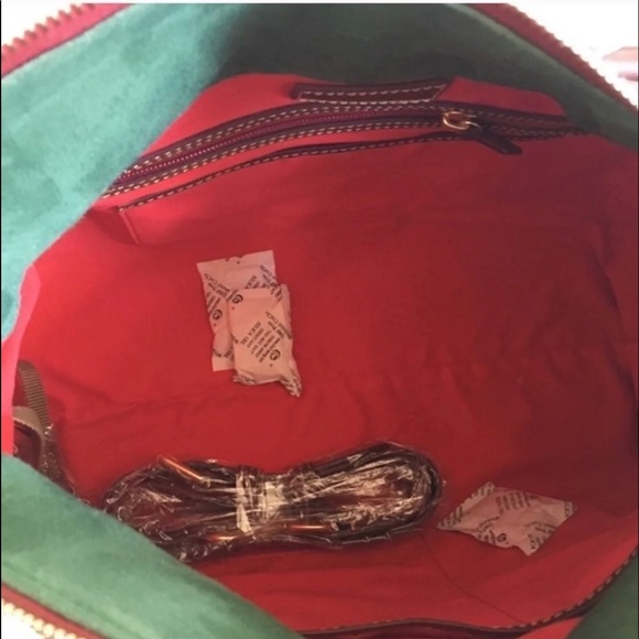 Dooney & Bourke florentine small satchel chestnut - Picture 6 of 9